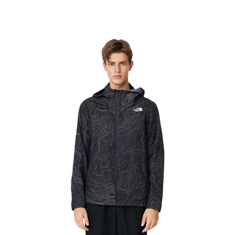 TNF Black Waterproof Breathable Hooded Shell Jacket NF0A7QOA-RUK 圖 5