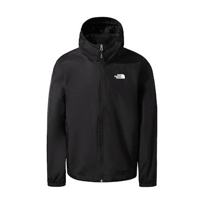 TNF Black Waterproof Breathable Jacket with Color Logo Print NF0A82GA-JK3