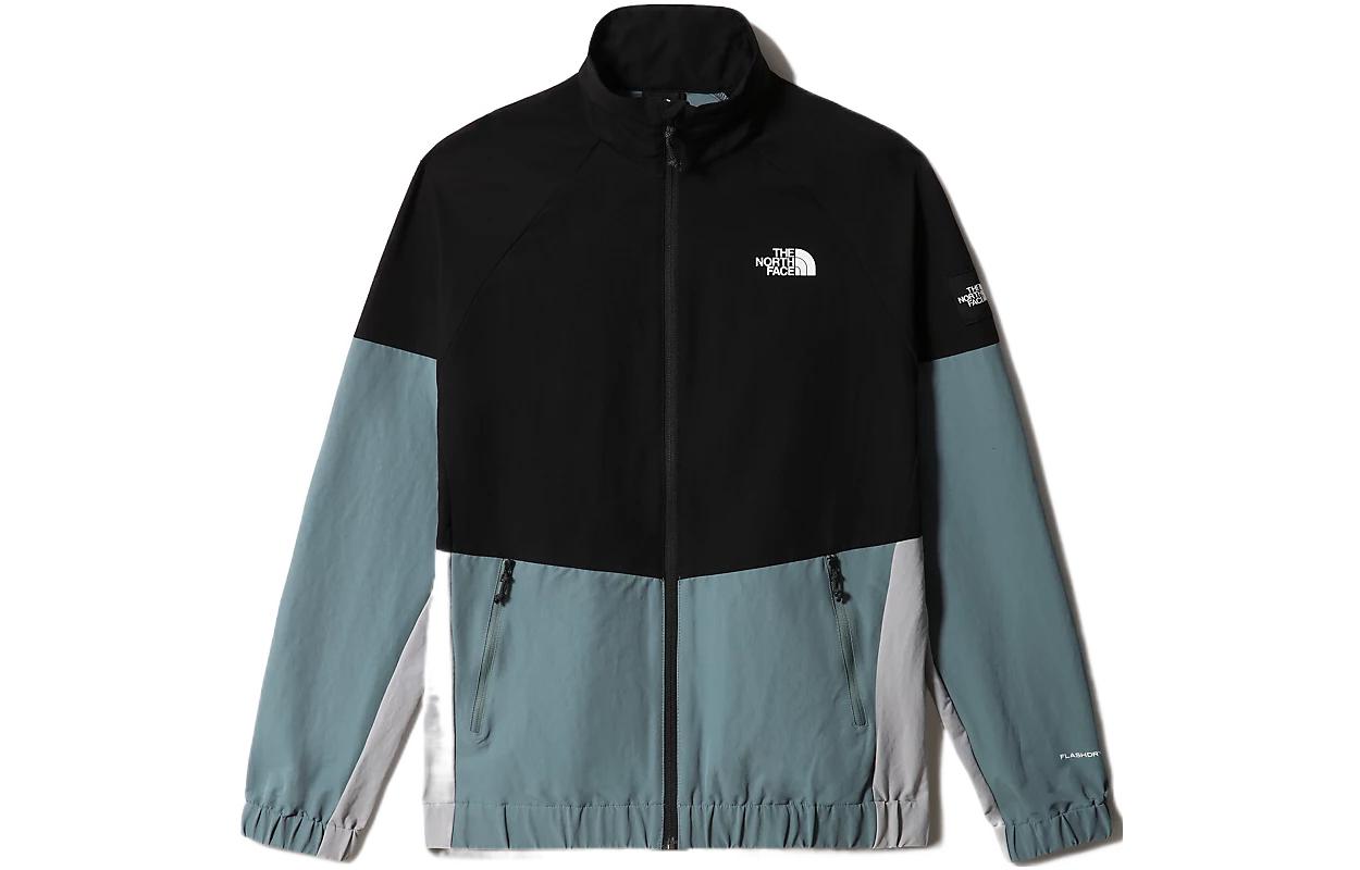 TNF Black Waterproof Breathable Outdoor Colorblock Jacket NF0A7R2G-4AB