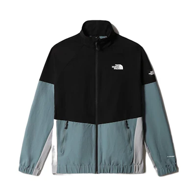 TNF Black Waterproof Breathable Outdoor Colorblock Jacket NF0A7R2G-4AB