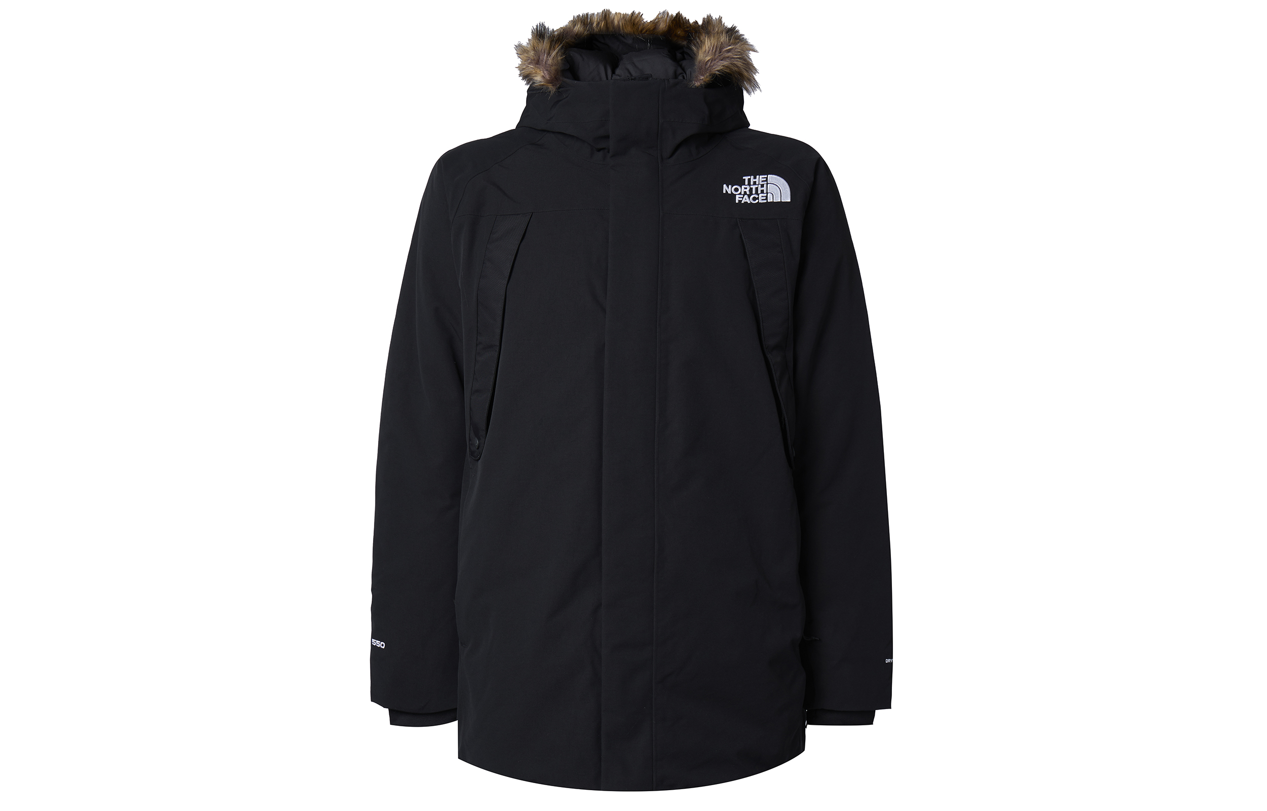 TNF Black Waterproof Hooded Logo Jacket NF0A7V7KJK3