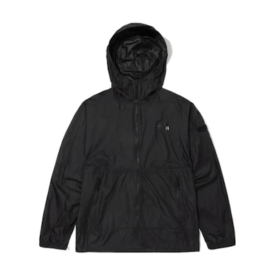 TNF Black Waterproof Logo Hooded Jacket NJ3LN01D