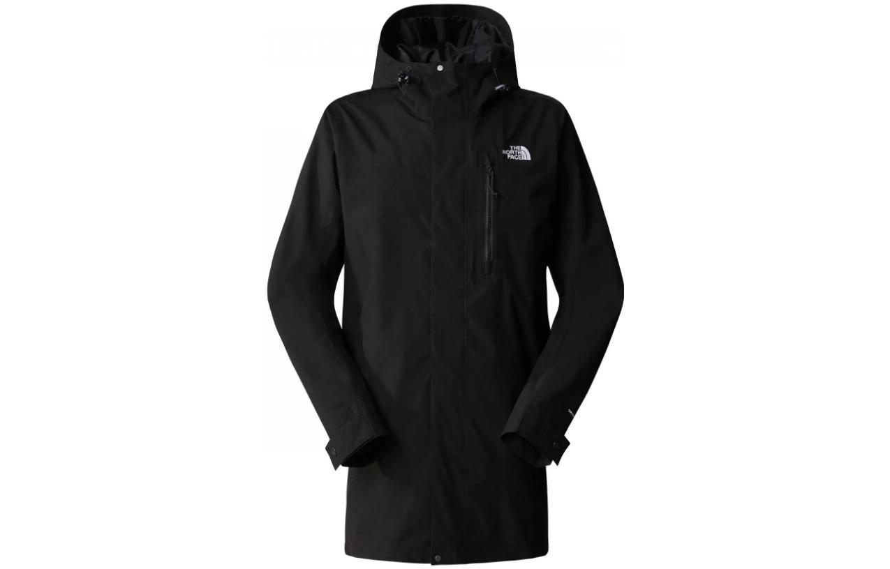 TNF Black Waterproof Outdoor 3-in-1 Jacket with Logo NF0A826R-JK3
