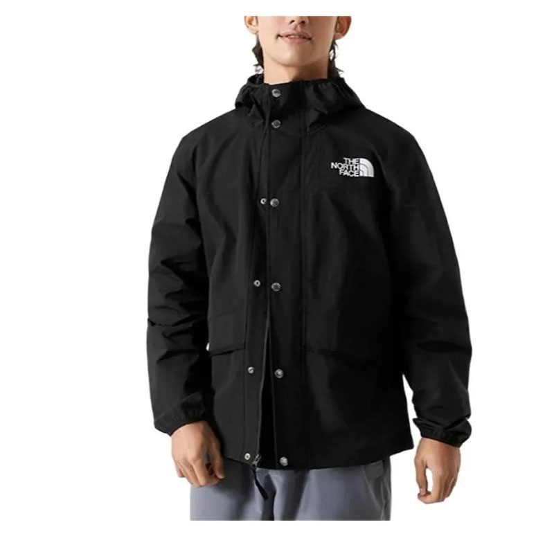 TNF Black Waterproof Outdoor Hooded Jacket with Gift Bag NF0A5JYN-JK3 圖 7
