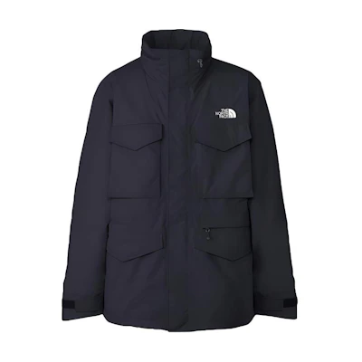 TNF Black Waterproof Outdoor Multi-Pocket Jacket NP12451