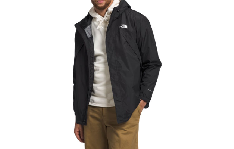 TNF Black Waterproof Windbreaker Outdoor Jacket NF0A84K1-JK3