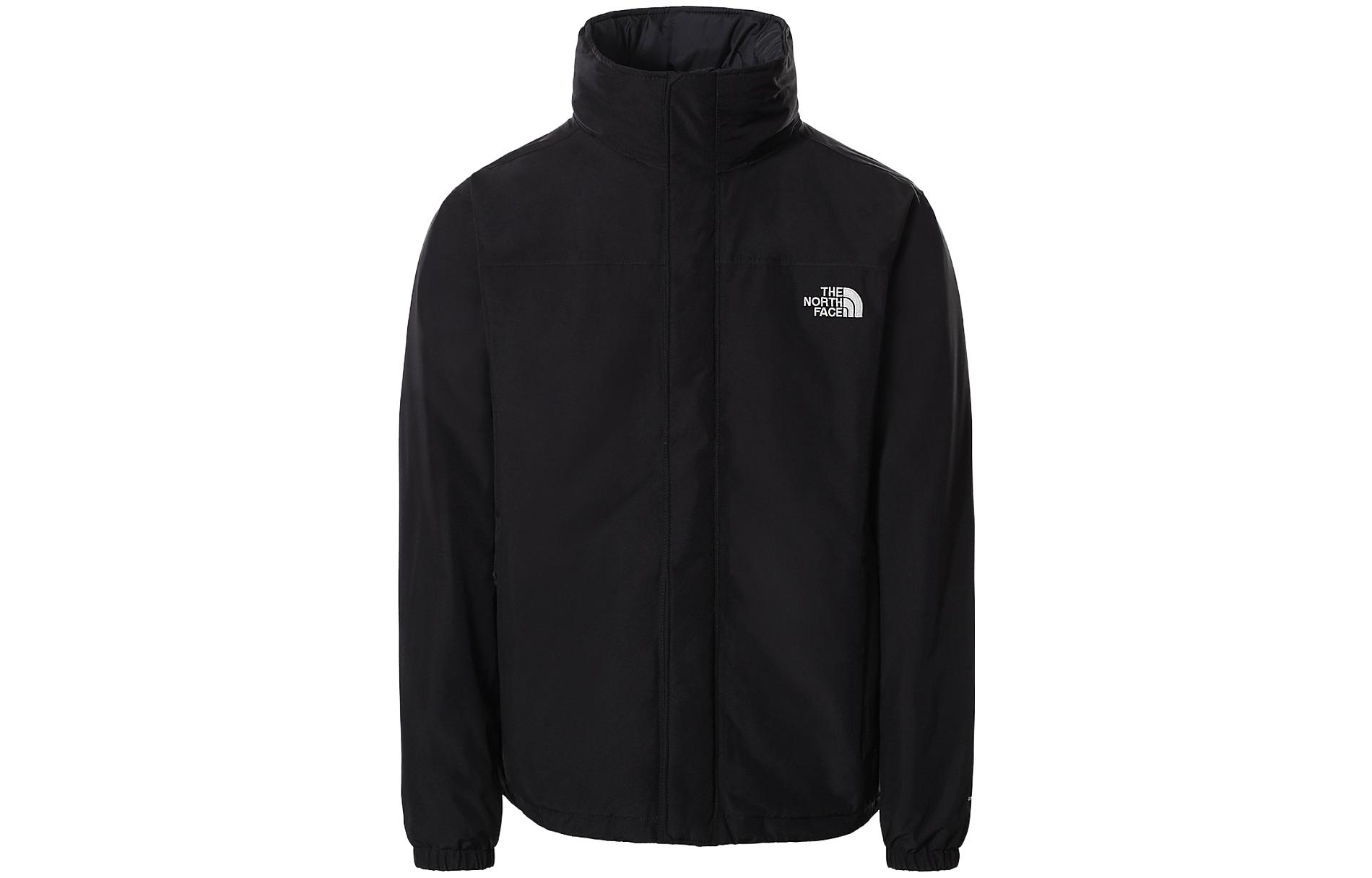 TNF Black Waterproof Windbreaker with Logo Embroidery Hoodie NF0AA14Y-JK3