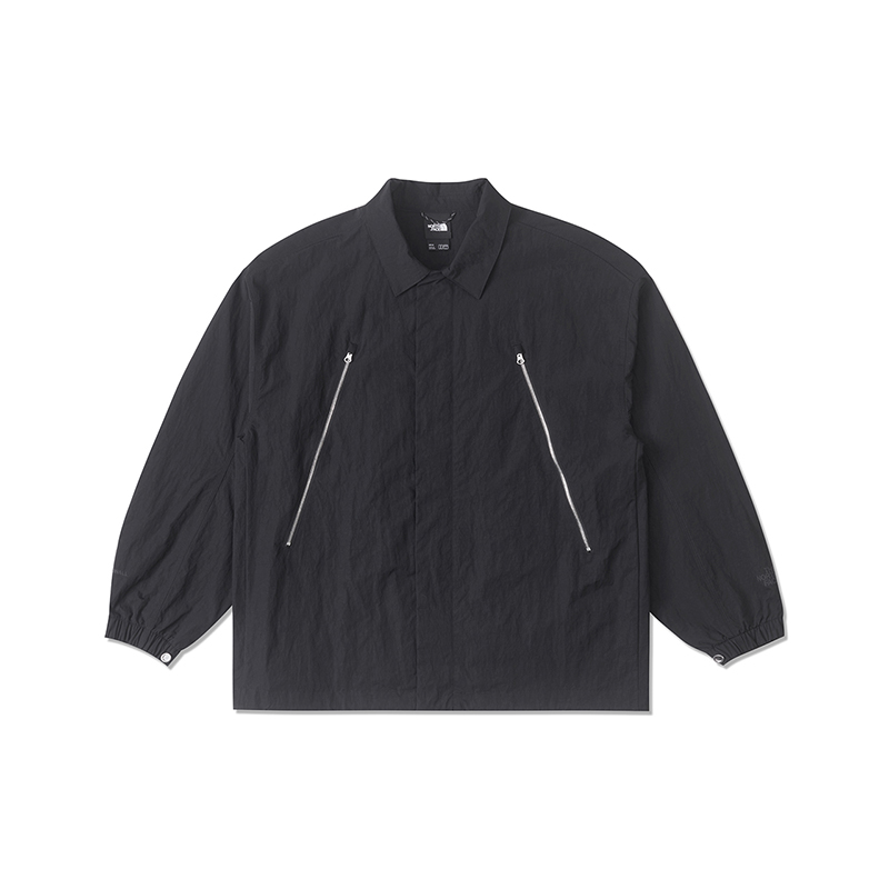 TNF Black Waterproof Zip Collar Outdoor Jacket NF0A8AHJ-JK3