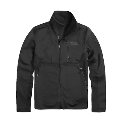 TNF Black Windproof Fleece Jacket Outdoor Thermal NF0A4NG5-JK3
