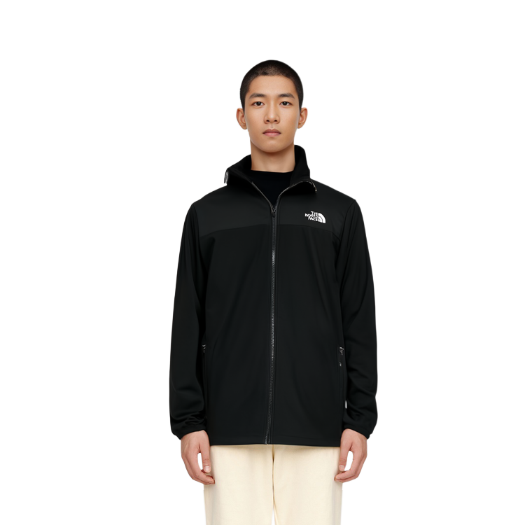 TNF Black Windproof Fleece Jacket Outdoor Casual Fall Wear NF0A49AE-JK3 圖 5