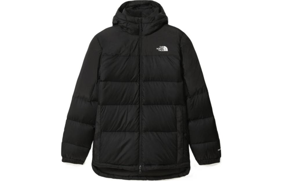 TNF Black Windproof Hooded Down Jacket NF0A4M9L-KX7