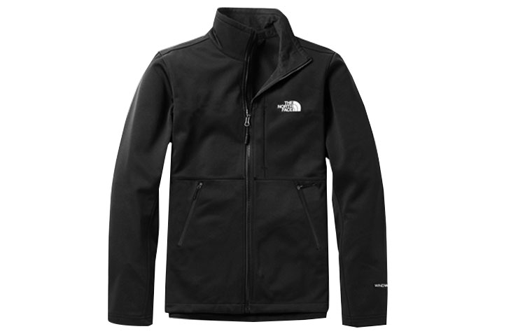 TNF Black Windproof Softshell Logo Jacket NF0A5B2Q-JK3