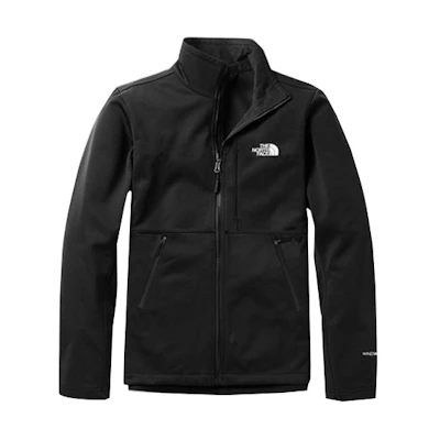 TNF Black Windproof Softshell Logo Jacket NF0A5B2Q-JK3