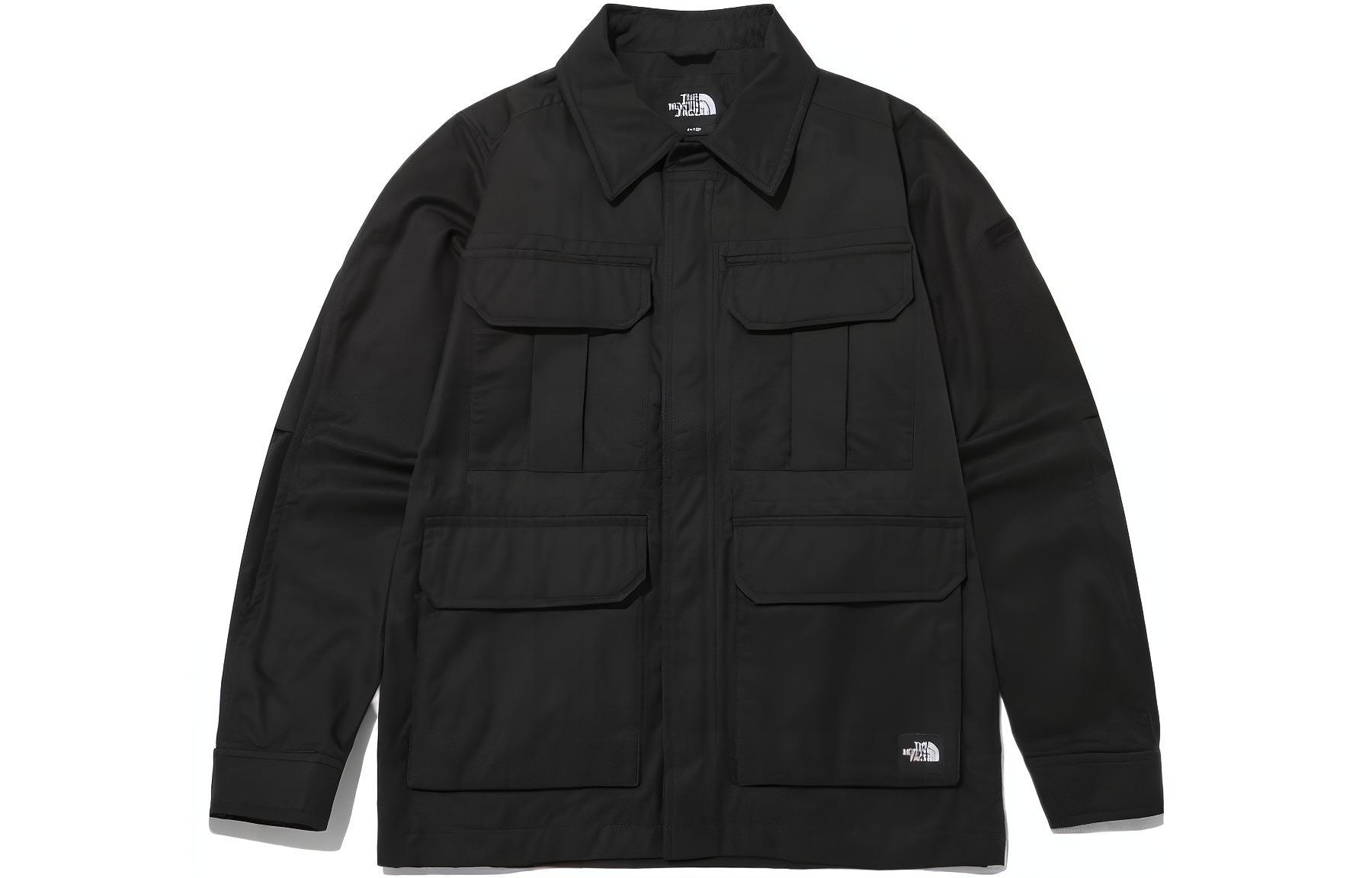 TNF Black Windproof Waterproof Utility Jacket with Logo Patch-Unisex NJ3BN51A 圖 2