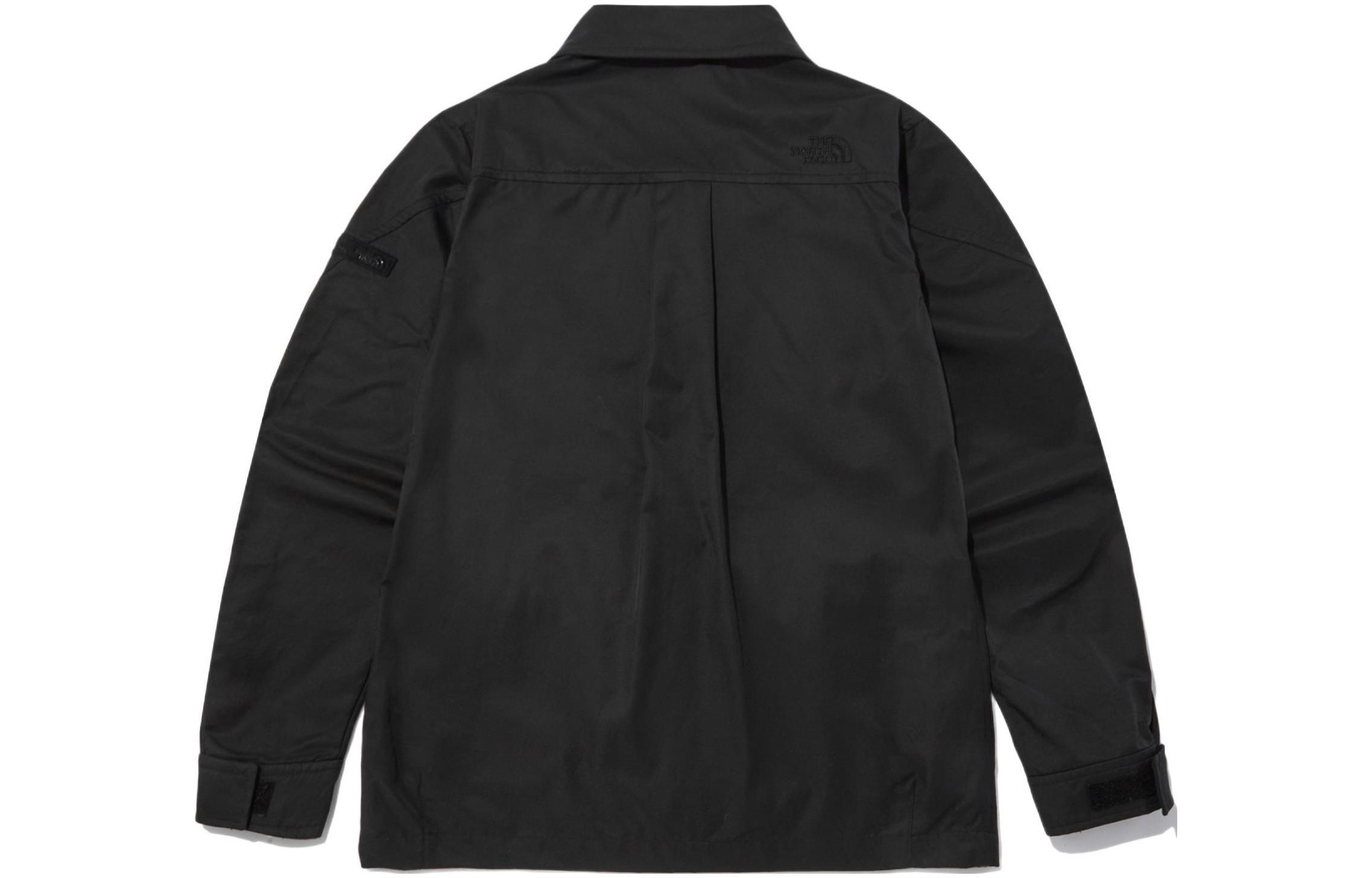 TNF Black Windproof Waterproof Utility Jacket with Logo Patch-Unisex NJ3BN51A 圖 3