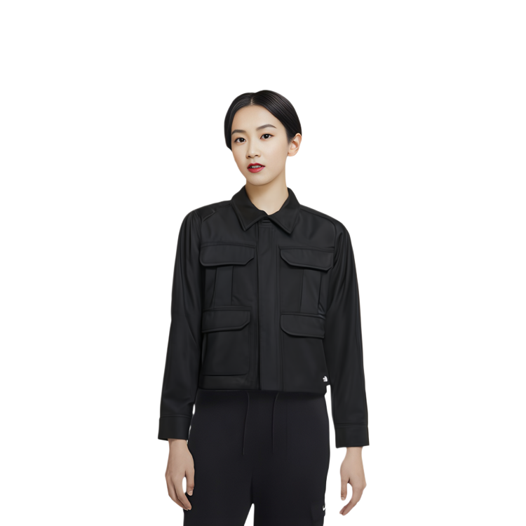 TNF Black Windproof Waterproof Utility Jacket with Logo Patch-Unisex NJ3BN51A 圖 6