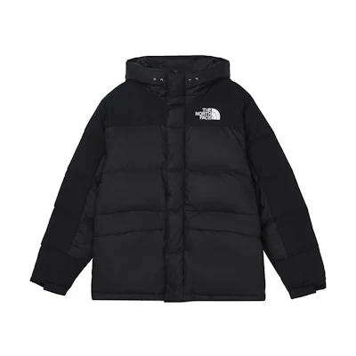 TNF Black Winter Puffer Jacket with Logo Print and Zip Hoodie NF0A4QYXJK3-YC