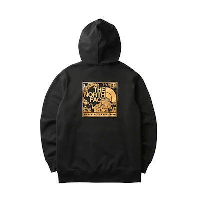 TNF Black Year of the Ox Logo Hoodie Unisex Limited Edition NF0A4UDK-JK3