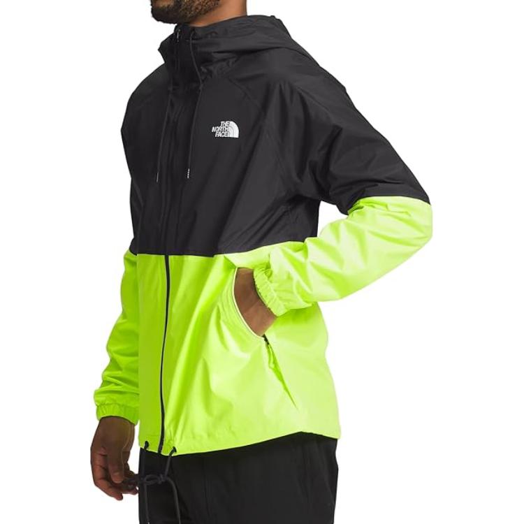 TNF Black Yellow Two-Tone Logo Print Zip-Up Hoodie Jacket NF0A7QF3-H21 圖 6