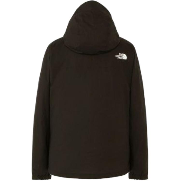 TNF Black Zip-Up Hoodie Jacket with Logo Print NP12306-K 圖 3
