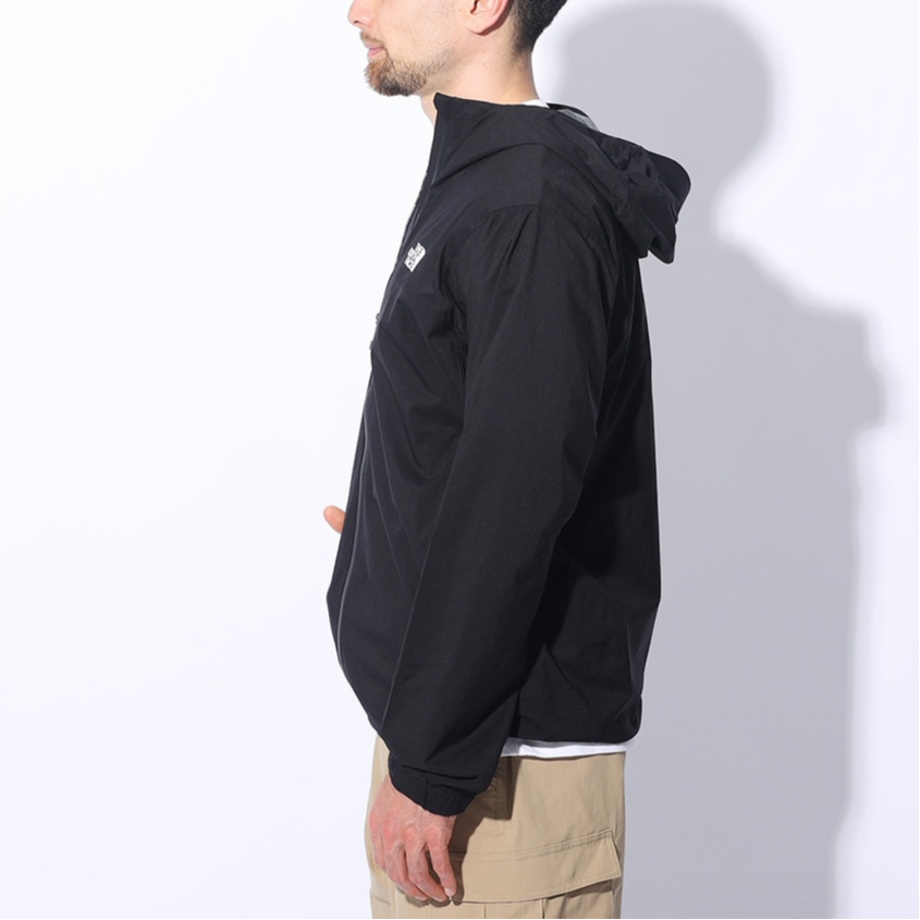 TNF Black Zip-Up Hoodie Jacket with Logo Print NP12306-K 圖 4