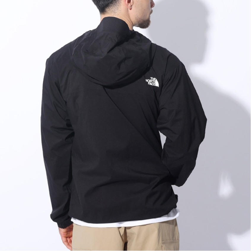 TNF Black Zip-Up Hoodie Jacket with Logo Print NP12306-K 圖 5
