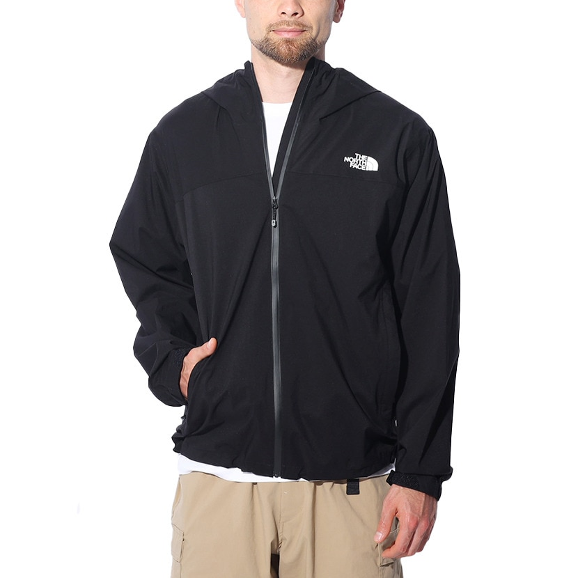 TNF Black Zip-Up Hoodie Jacket with Logo Print NP12306-K 圖 7