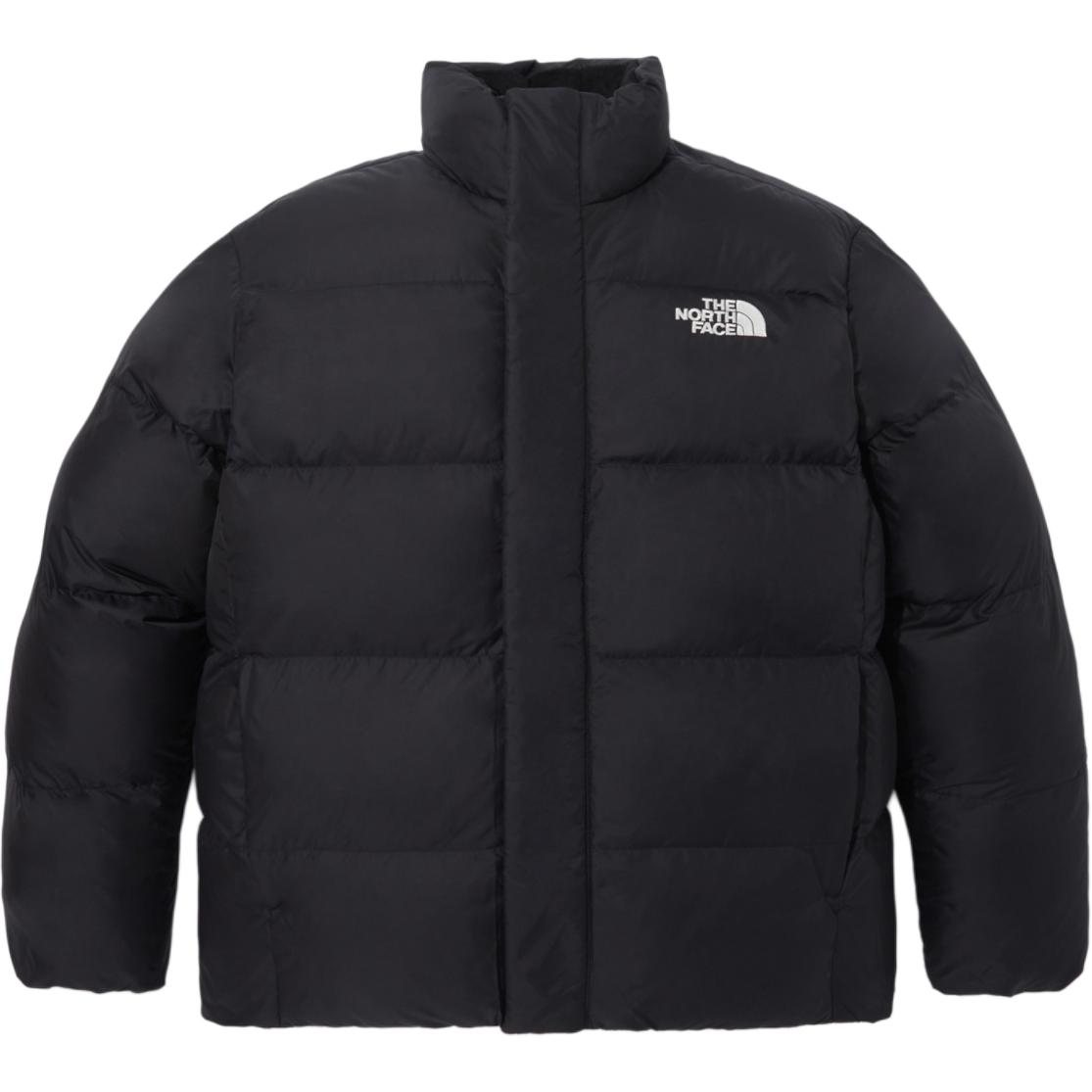 TNF Black Zip-Up Puffer Jacket NJ3NQ51A