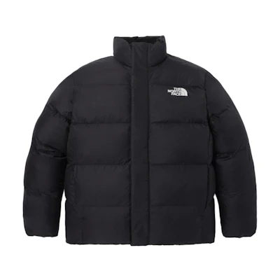 TNF Black Zip-Up Puffer Jacket NJ3NQ51A