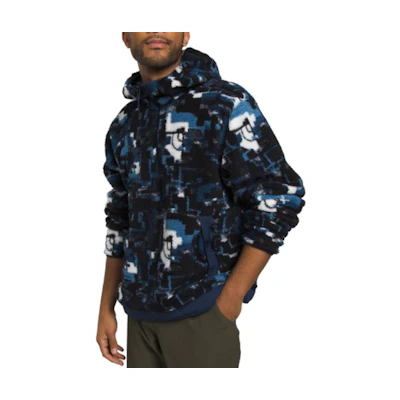 TNF Blue All-Over Print Hoodie Pullover Sweatshirt NF0A84HX-OVP