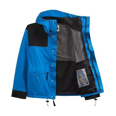 TNF Blue/Black Colorblock Logo Windproof Waterproof Jacket NF0A7UR9-TV5