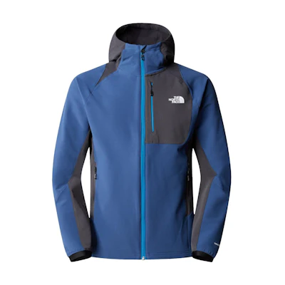 TNF Blue Black Colorblock Zip Hoodie Jacket NF0A7ZF5-SZU