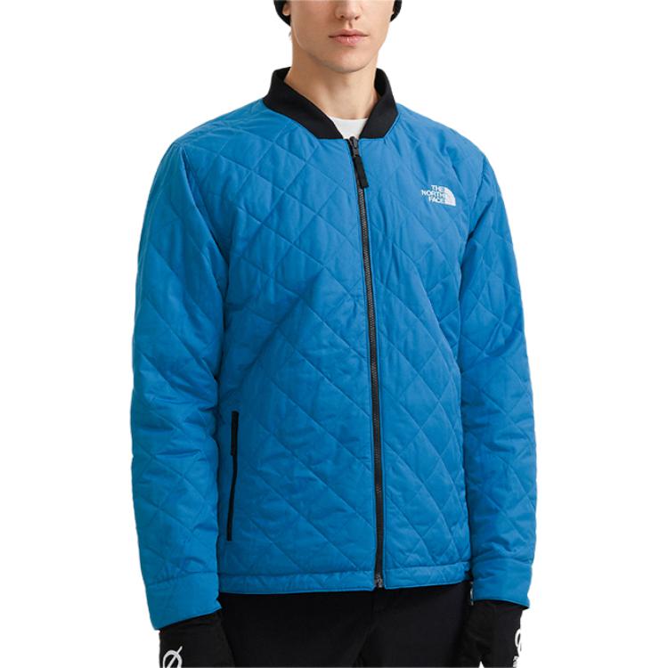 TNF Blue Colorblock Collar Warm Long Sleeve Jacket NF0A3LZC-FG8 圖 3