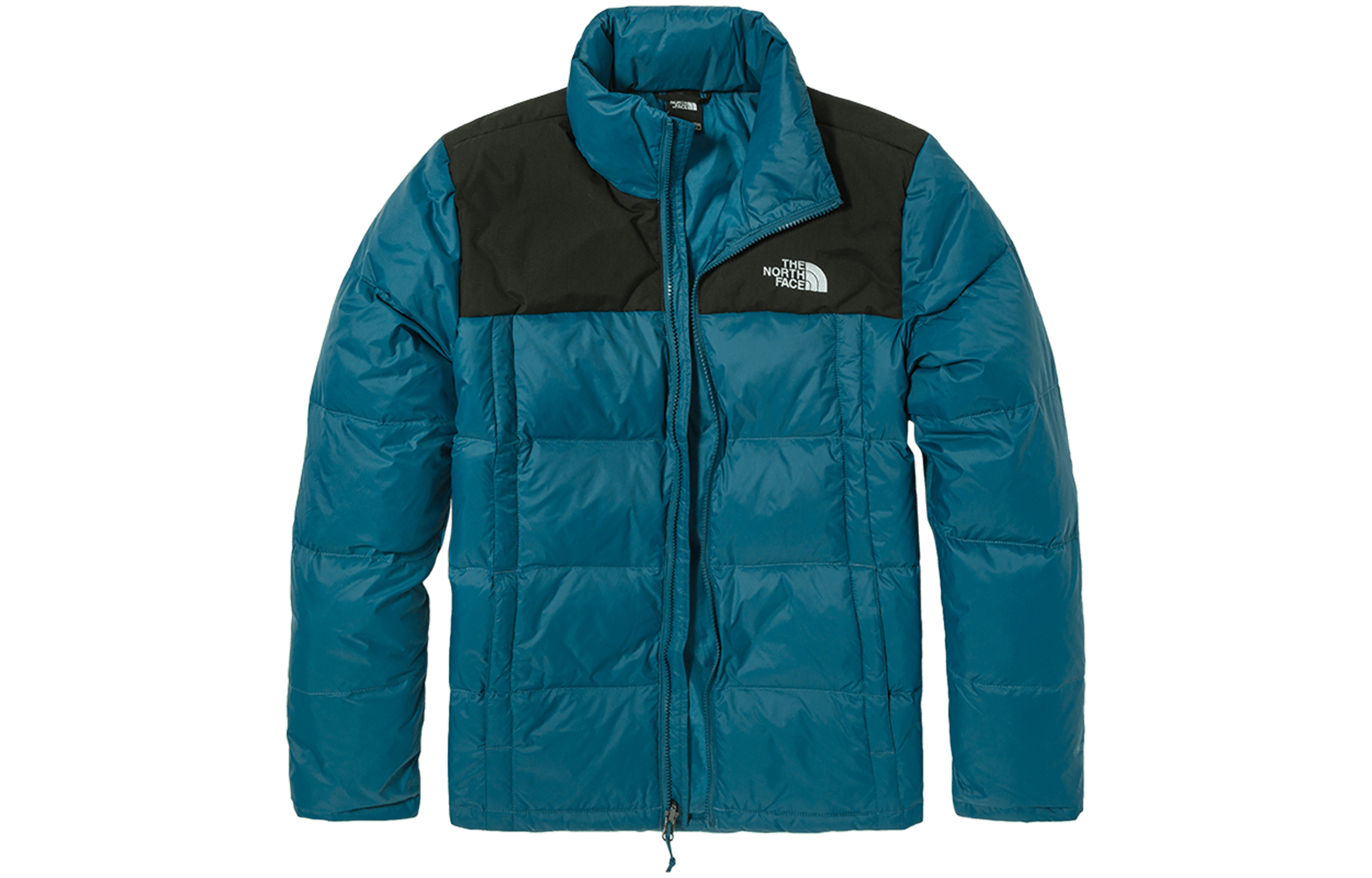 TNF Blue Colorblock Waterproof Puffer Jacket NF0A4U83-Q31