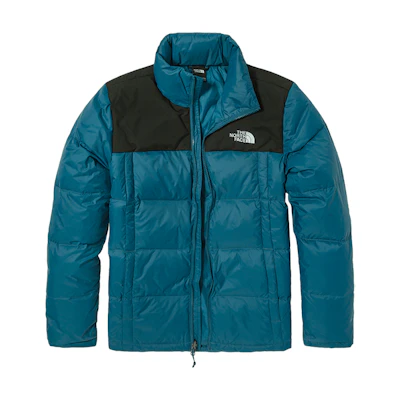 TNF Blue Colorblock Waterproof Puffer Jacket NF0A4U83-Q31