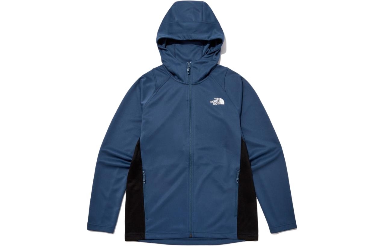 TNF Blue Colorblock Zip-Up Hoodie Jacket NJ5JP01B