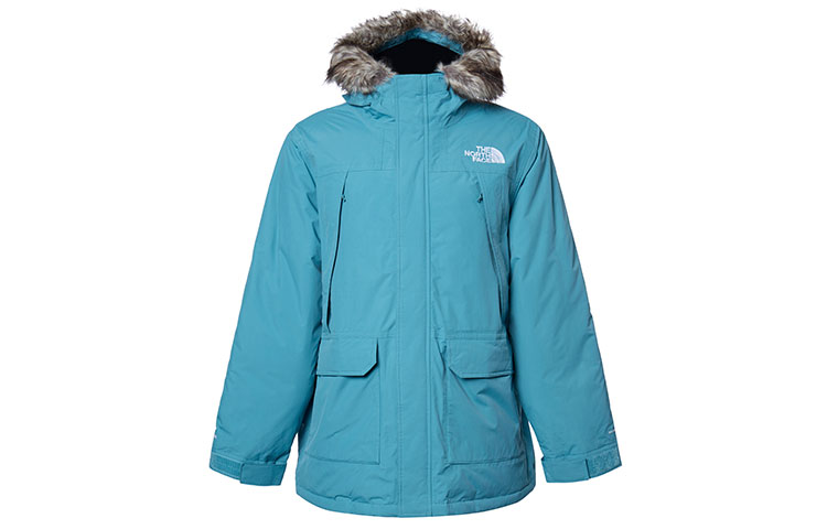 The North Face Blue Embroidered Letter Jacket NF0A5GJF-K1F