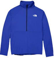 The North Face Blue Half-Zip Pullover Logo Printed Long-Sleeve Sweatshirt NF0A5J8R-CZ6 The North Face Blue Half-Zip Pullover Logo Printed Long-Sleeve Sweatshirt NF0A5J8R-CZ6