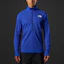 Lookbook The North Face Sudadera Azul Media Cremallera Manga Larga con Logo Impreso NF0A5J8R-CZ6