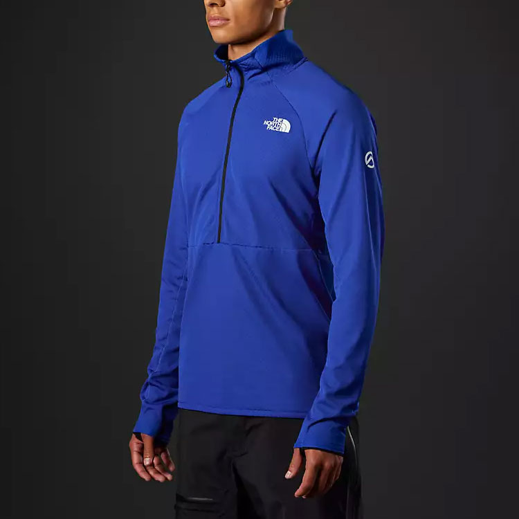 Purchase The North Face Sudadera Azul Media Cremallera Manga Larga con Logo Impreso NF0A5J8R-CZ6