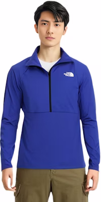 The North Face Sudadera Azul Media Cremallera Manga Larga con Logo Impreso NF0A5J8R-CZ6 Details for The North Face Sudadera Azul Media Cremallera Manga Larga con Logo Impreso NF0A5J8R-CZ6