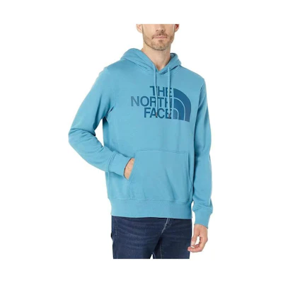 TNF Blue Half Dome Pullover Hoodie with Logo Print NF0A4M4C-4Y3