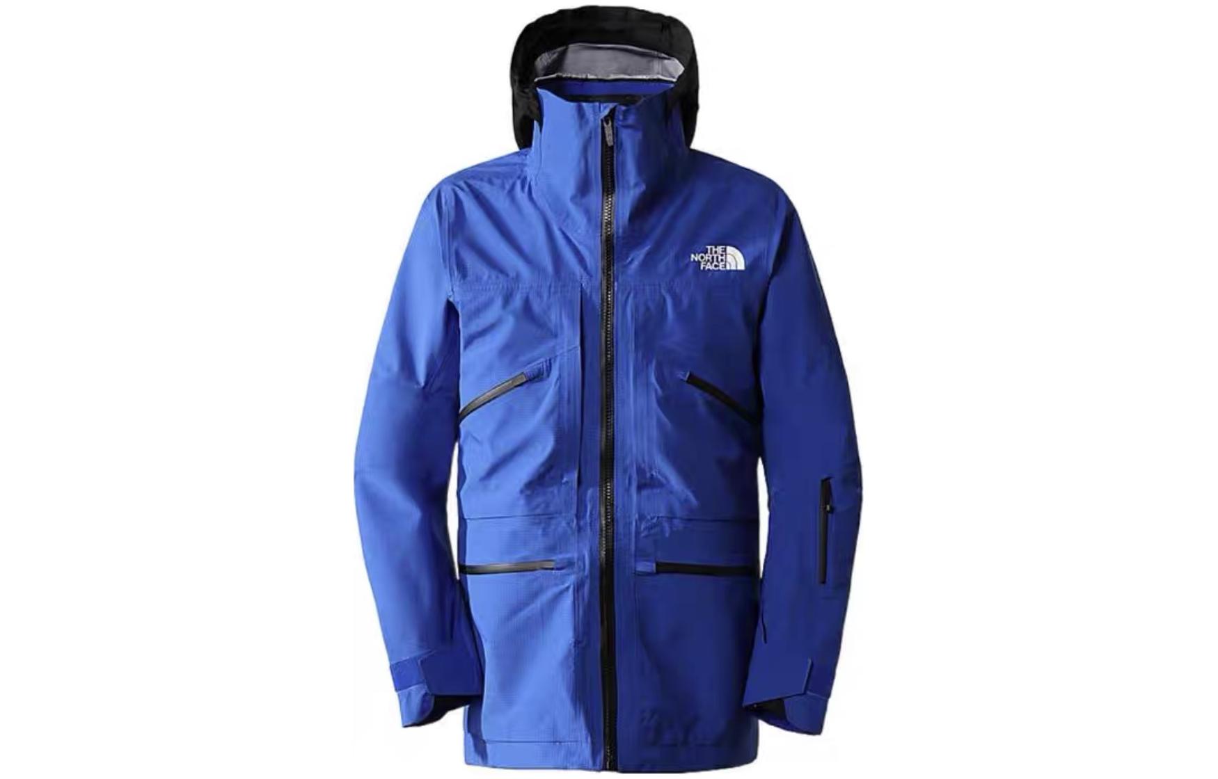 The North Face Blue Hooded Long-Sleeve Ski Jacket NF0A82UR-EF1