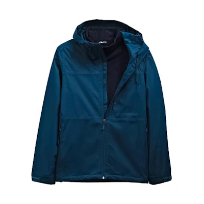 TNF Blue Hooded Waterproof Windbreaker Jacket NF0A3SOB-Y21