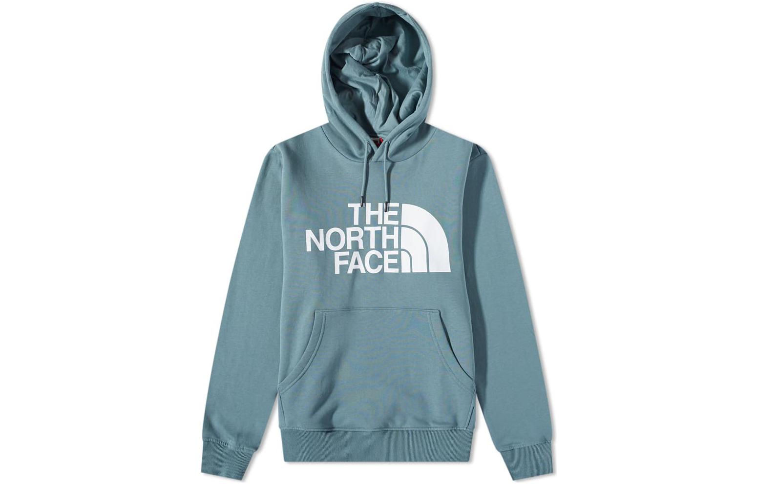 TNF Blue Hoodie with Large Logo Print NF0A3XYD-A9L