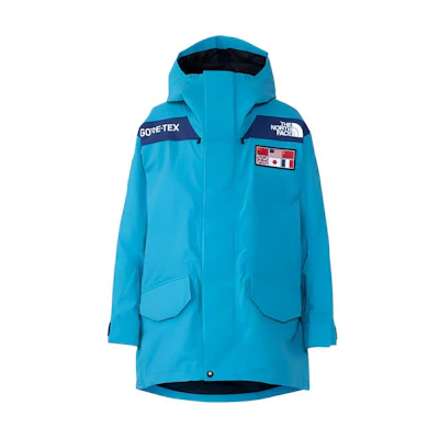 TNF Blue Letter Print Hooded Zip Long Sleeve Coat NP62238-J2服装