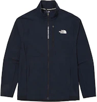 The North Face Blue Logo Print Long-Sleeve Zip-Up Jacket NJ5JN20B The North Face Blue Logo Print Long-Sleeve Zip-Up Jacket NJ5JN20B