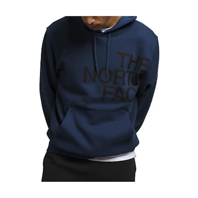TNF Blue Logo Print Loose Fit Hoodie NF0A8121-92A