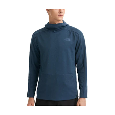 TNF Blue Logo Print Outdoor Long-Sleeve Sweatshirt NF0A7QOF-HKW