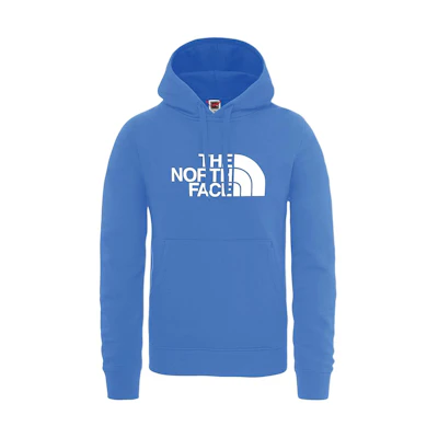 TNF Blue Logo Print Pullover Hoodie NF0ACSV1-LV6